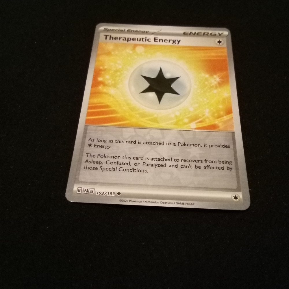 Pokemon Therapeutic Energy 193/193 Paldea Evolved Reverse Holo